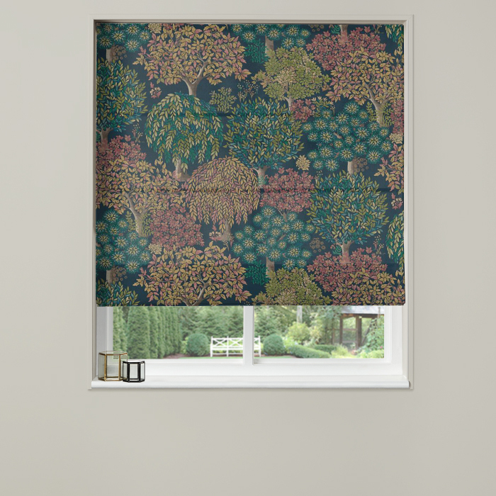 Electric Roman Blind Tatton Midnight