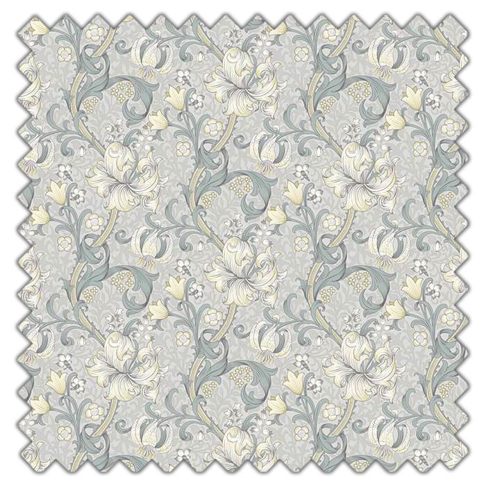 Swatch of Golden Lily Slate Dove by Clarke And Clarke