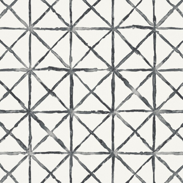 Inku Charcoal Fabric by The Pure Edit