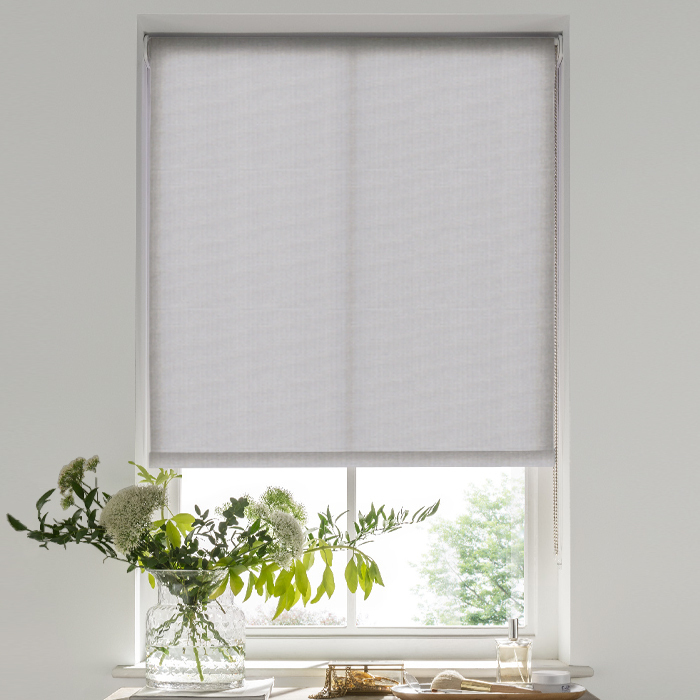 Palermo Slate Grey Electric Roller Blind Clone