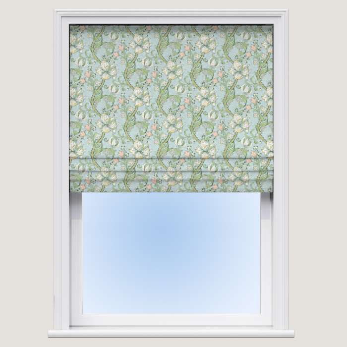 Golden Lily Apple Blush Roman Blind
