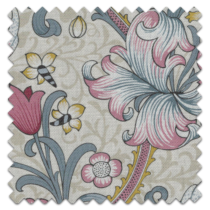 Swatch of Golden Lily Dove Plum