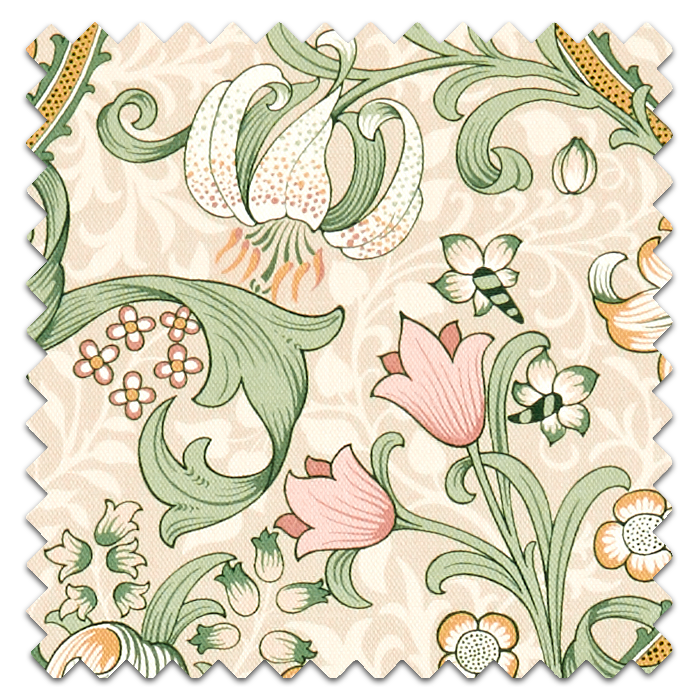 Swatch of Golden Lily Linen Blush