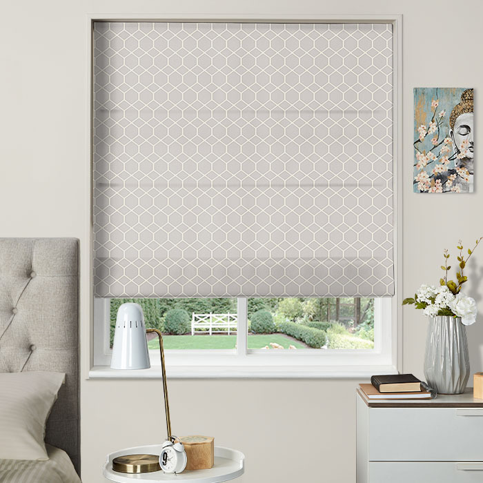 Roman Blind in Kibale Putty by iLiv