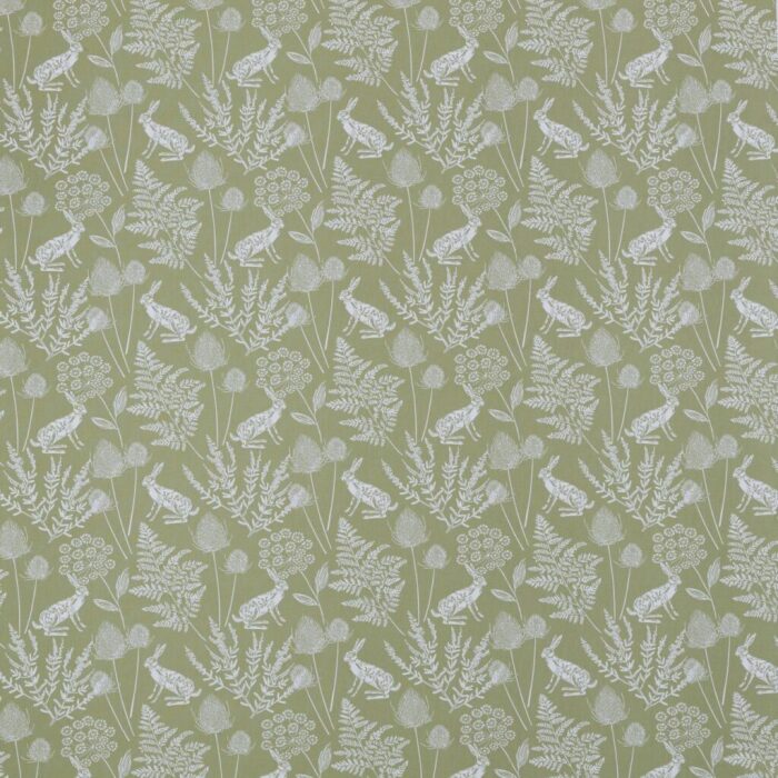 Kielder Sage Fabric by Ashley Wilde