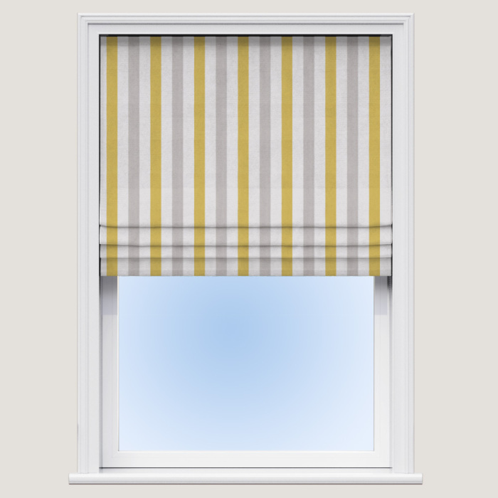 Made To Measure Lowell Citrus Roman Blinds