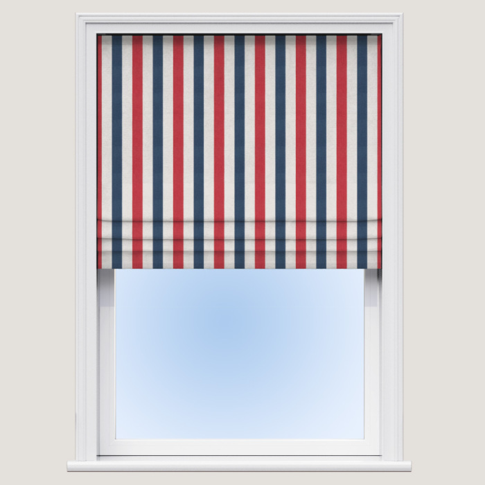 Made To Measure Lowell Nautical Roman Blinds