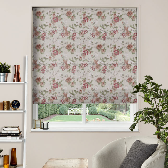 Roman Blind in Lyndhurst Burnt Sienna by iLiv