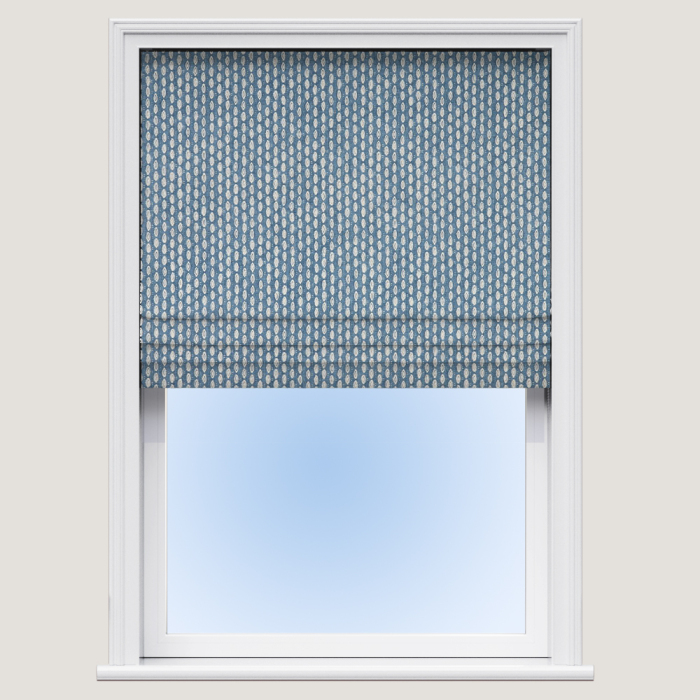 Maala Petrol Roman Blind