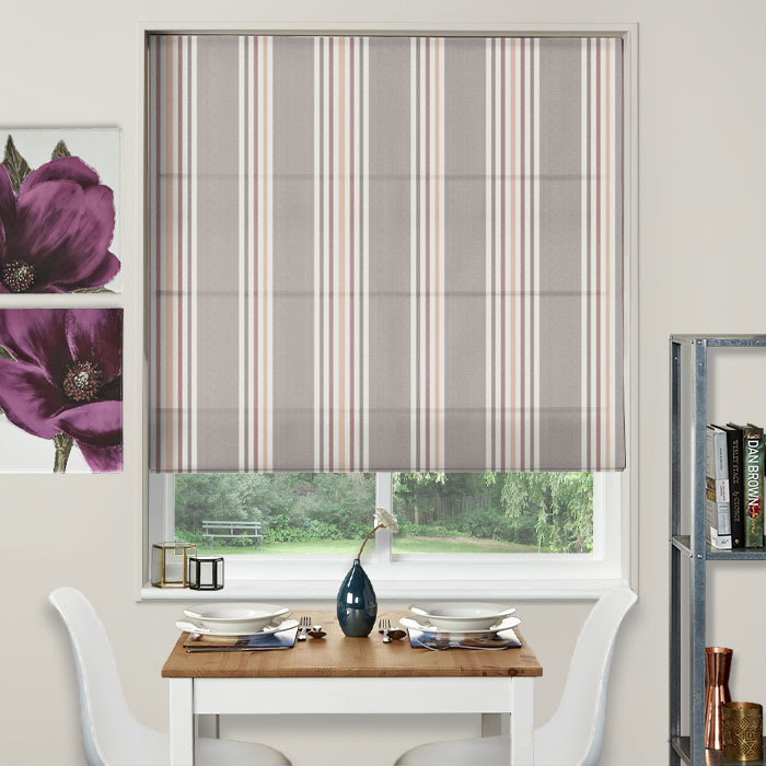 Roman Blind in Maine Rose by iLiv