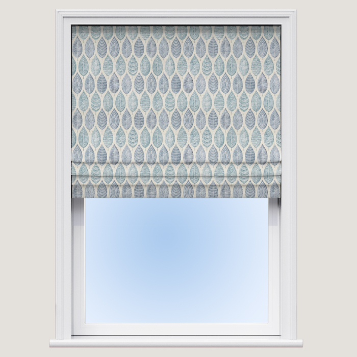 Malabar Petrol Roman Blind
