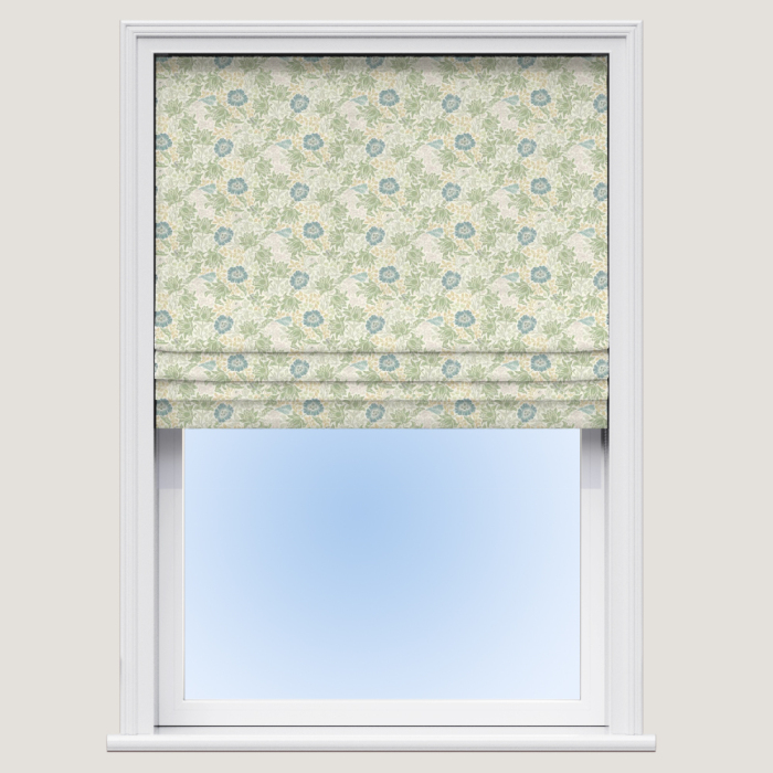 Mallow Apple Linen Roman Blind