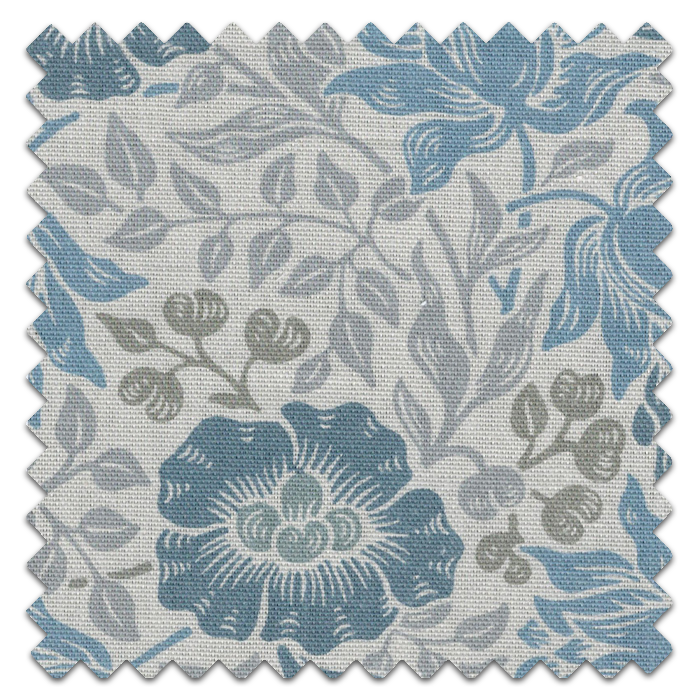 Swatch of Mallow Denim Ivory