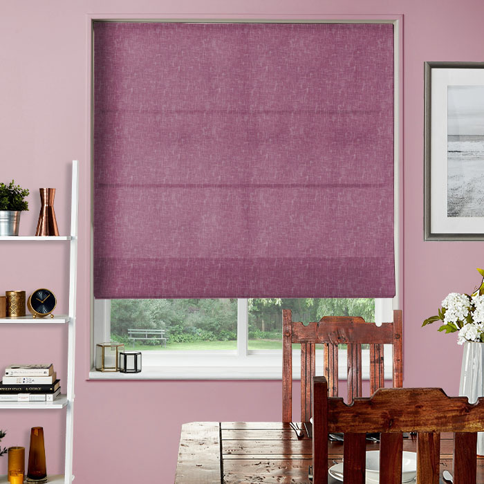 Roman Blind in Muse Damson by iLiv