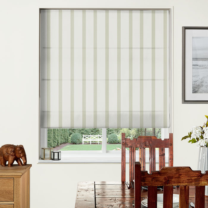 Roman Blind in Newport Olive by iLiv