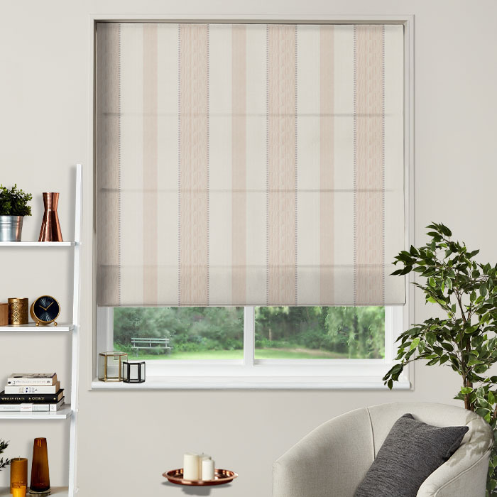 Roman Blind in Portland Rose by iLiv