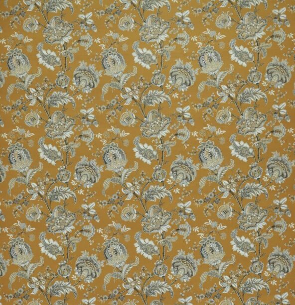 Prunella Ochre Fabric by Ashley Wilde