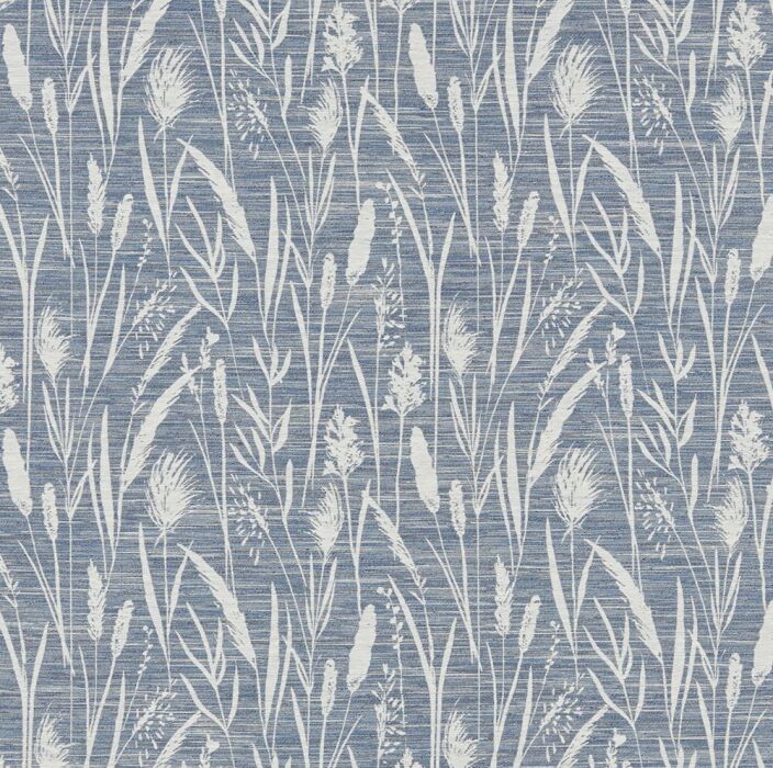 Sea Grasses Cobalt Fabric by iLiv