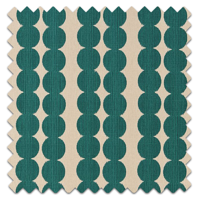 Swatch of Segments Teal