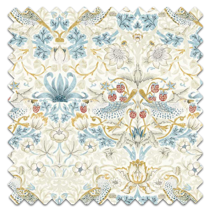 Blinds Strawberry Thief Linen Plum Fabric Sample