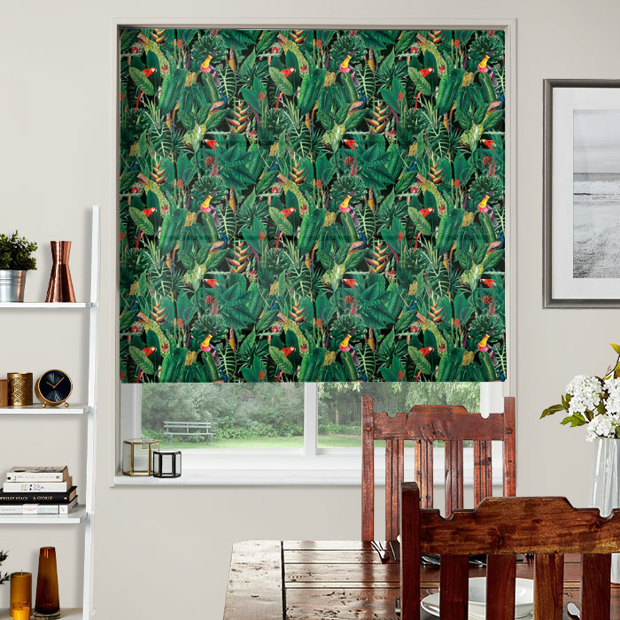Roman Blind in Sumatra Ebony by Chatham Glyn