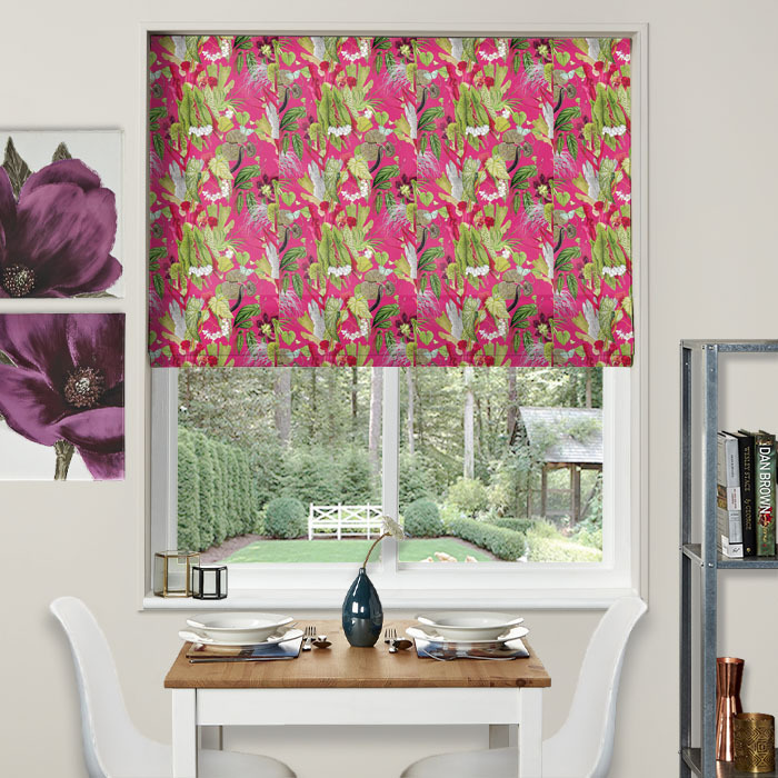Roman Blind in Tasmania Cerise by Chatham Glyn