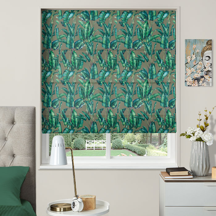 Roman Blind in Valdivian Dove by Chatham Glyn