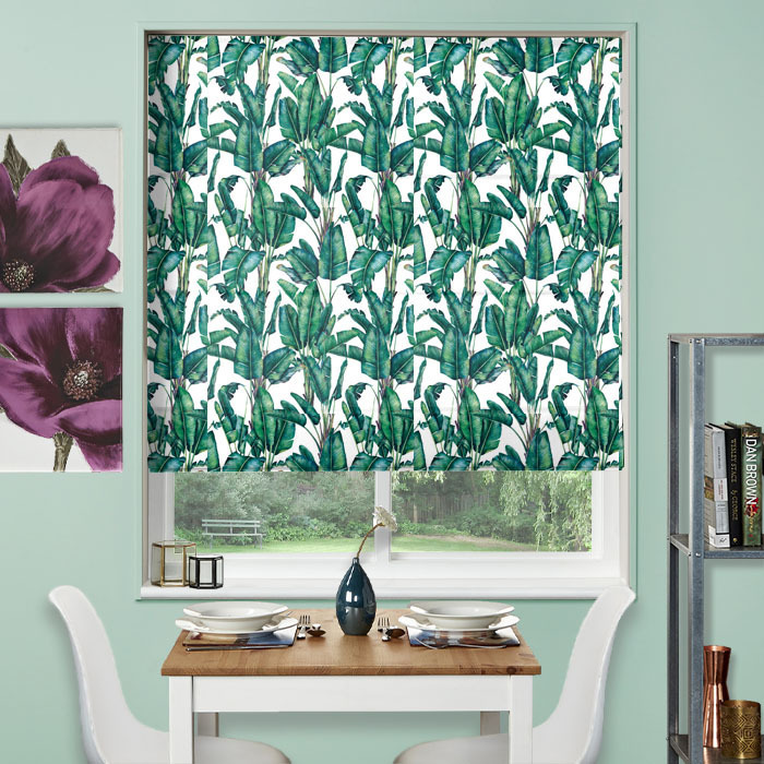 Roman Blind in Valdivian Natural by Chatham Glyn