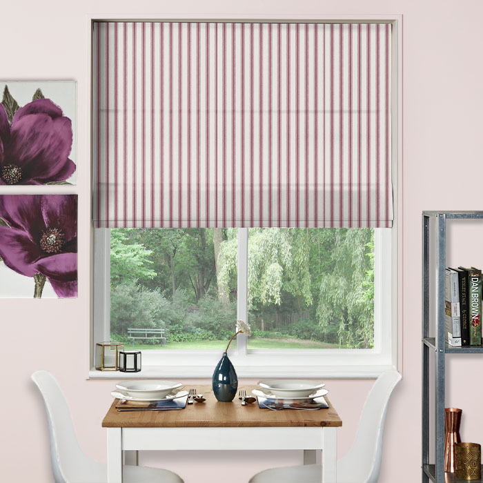Roman Blind in Vermont Mulberry by iLiv