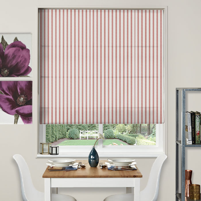 Roman Blind in Vermont Raspberry by iLiv