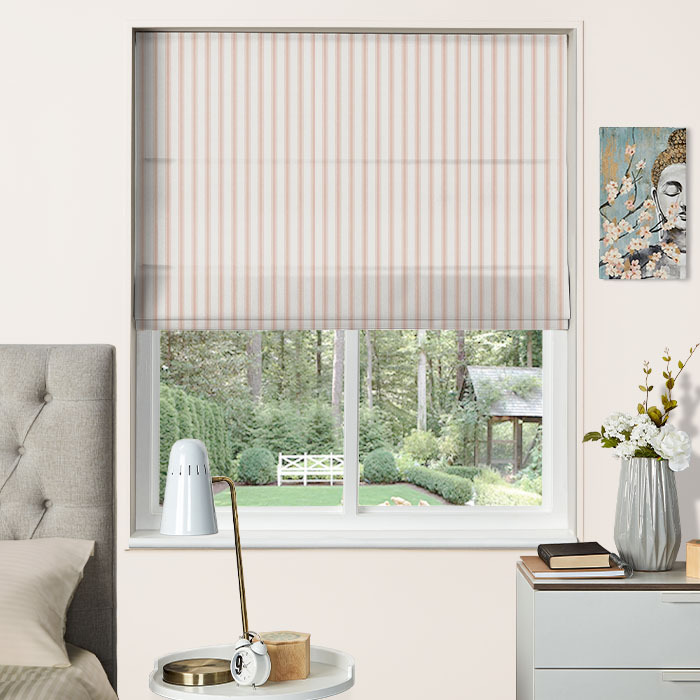 Roman Blind in Vermont Rose by iLiv