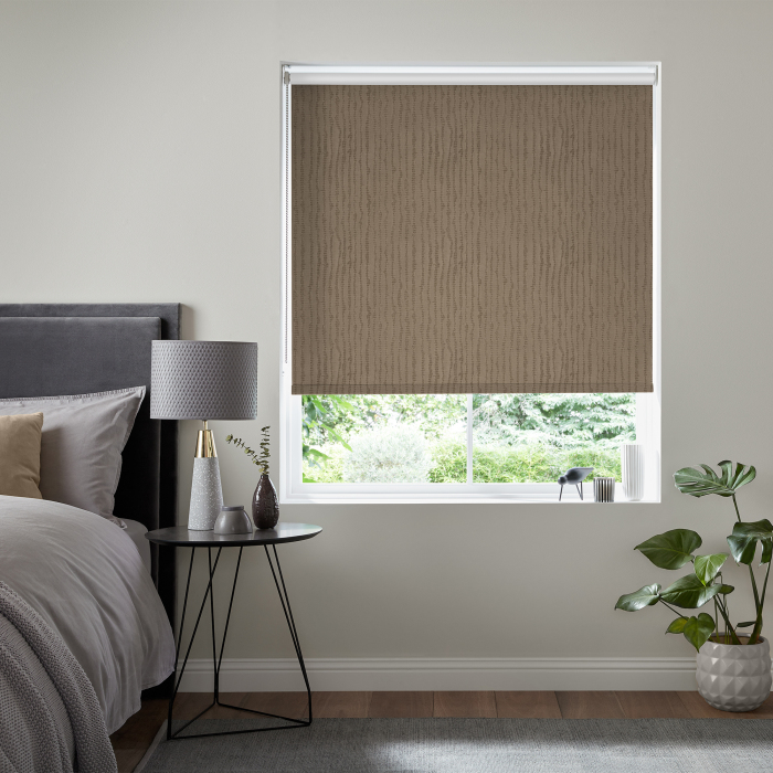 Shimmer Ice Blackout Eve Electric Roller Blind