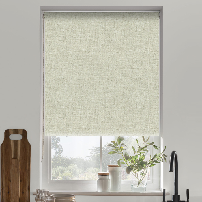 Eve Roller Blind in Stonewash Blackout Beige Dream