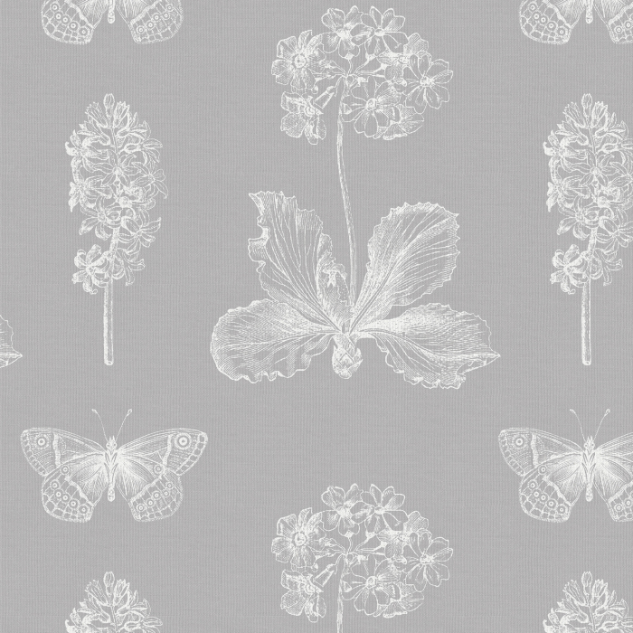 Varley Silver Soft Cloth Blackout Fabric Sample