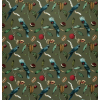Cockatoo Olive Fabric by Ashley Wilde