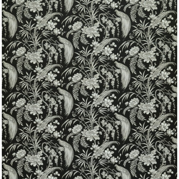 Botanist Ebony Fabric by Ashley Wilde