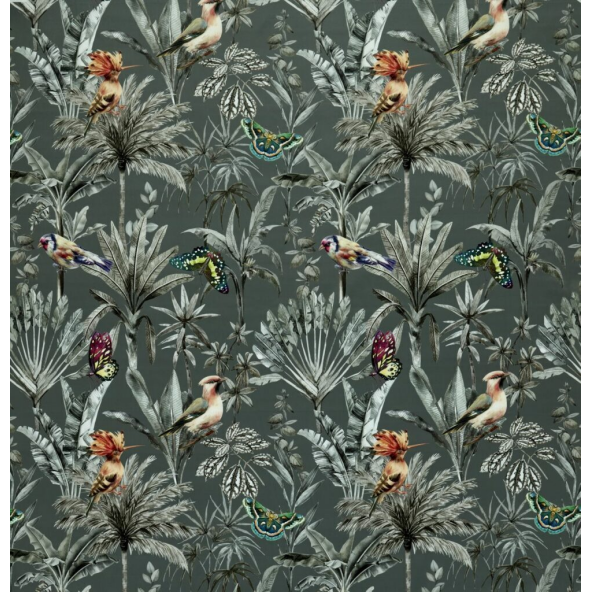 Fiji Slate Fabric by Ashley Wilde