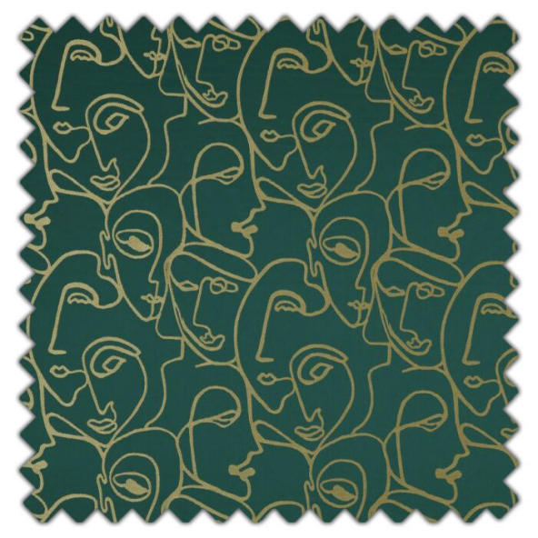 Swatch of Henri Emerald by Ashley Wilde