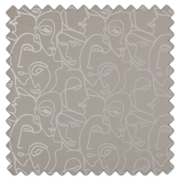 Swatch of Henri Silver by Ashley Wilde