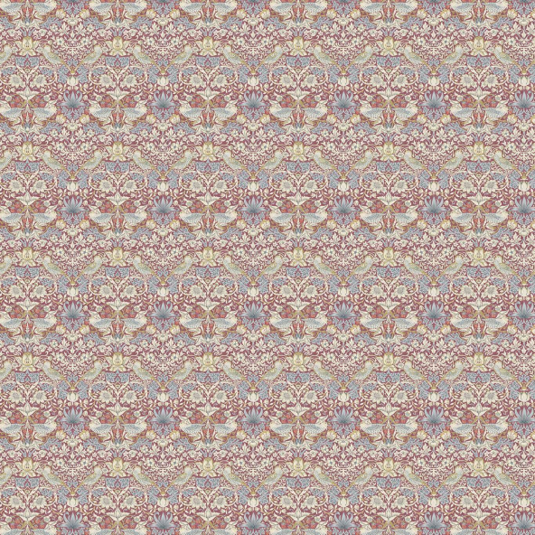 Strawberry Thief Plum Fabric