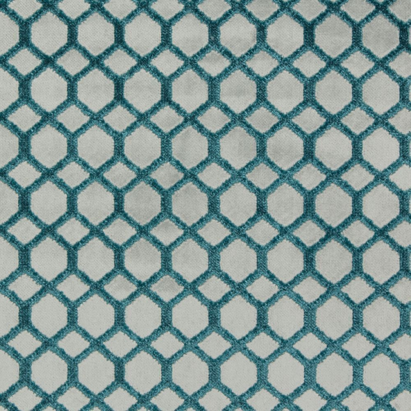 Dara Teal Fabric by iLiv