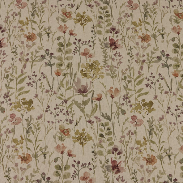 Wild Fields Rosewood Fabric by iLiv