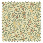 Made To Measure Curtains Fruit Minor Ivory/Teal