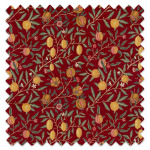 Swatch of Fruit Velvet Madder/Bayleaf Swatch of Fruit Velvet Madder/Bayleaf