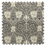 Swatch of Honeysuckle And Tulip Velvet Black Walnut/Stone Swatch of Honeysuckle And Tulip Velvet Black Walnut/Stone