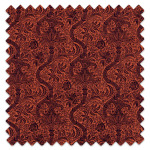 Swatch of Indian Flock Velvet Russet/Mulberry Swatch of Indian Flock Velvet Russet/Mulberry