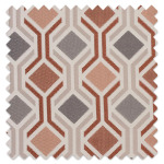 Swatch of Mosaic Burnt Orange by Porter And Stone Swatch of Mosaic Burnt Orange by Porter And Stone