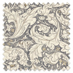 Swatch of Pure Bachelors Button Print Black Ink Swatch of Pure Bachelors Button Print Black Ink