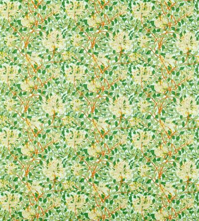 Made To Measure Curtains Honeysuckle Sky/Burnt Orange