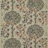 Kelmscott Tree Embroidery Russet/Forest Fabric by Morris & Co